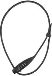 ABUS ABUS Combiflex Travel-Guard kombinációs kerékpárzár kábel, 70 cm, fekete - biztonsági szint 1-10 ABUS (Vélo) Bicikli alkatrészek Kerékpáros kiegészítők Biciklizárak