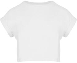 Mantis Tricou crop top pentru femei - Albă | XS (M96-1000291949)
