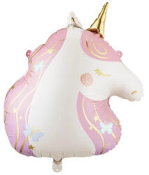 Partydeco Szülinapi lufi 24" 60cm Happy Birthday, Unikornis (LUFI484388)