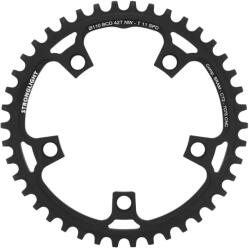 Stronglight CT2 42T 5 karos lánctányér gravel kerékpárhoz, 110 mm, fekete, SRAM RED/FORCE/RIVAL 11 sebességhez STRONGLIGHT Bicikli alkatrészek Kerékpár alkatrészek Kerékpár lánctányérok