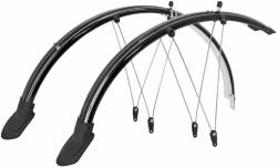 P2R (Vélo) P2R CITY-VTC trekking sárvédő 28"-700x35, műanyag, fekete, törhetetlen, 60 mm széles (pár), deformáció után visszanyeri eredeti alakját P2R (Vélo) Bicikli alkatrészek Kerékpáros kiegészítők Kerékpár s
