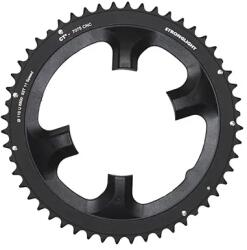 Stronglight CT2 ULTEGRA 6800 52T lánctányér országúti kerékpárhoz, 110 mm, 4 karos, külső, fekete, 11 sebességes STRONGLIGHT Bicikli alkatrészek Kerékpár alkatrészek Kerékpár lánctányérok