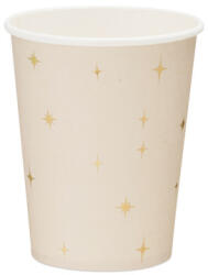  Papír pohár csillagos mintával, 220 ml, 6 darabos készlet (KPP97-EU2)
