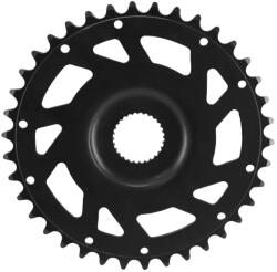 Stronglight E-bike lánckerék, közvetlen rögzítés, 44 fog, egyes, fekete, alu 7075, Yamaha-hoz láncvédővel STRONGLIGHT Bicikli alkatrészek Kerékpár alkatrészek Kerékpár lánctányérok