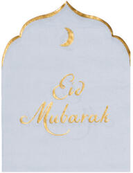  Eid Mubarak papír szalvéta, 12 db, 16x13.5 cm (SPK44)
