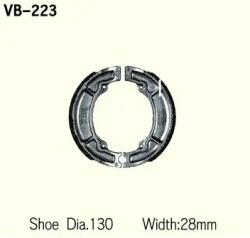 Wesrah VB-223 fékpofa Wesrah Futómű és fék alkatrészek Fékpofák (dobfék)