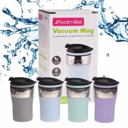 kamille Termosz acél teás-kávés bögre légmentesen záródó Kamille 260ml (KM2154)