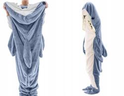  Cápa takaró pizsama hálózsák jelmez meleg téli kapucnis pulóver vastag M (24559_M_gabB_rozz)