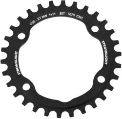Stronglight lánctányér MTB-hoz, egysebességes, 30T, Ø96, 1x11, fekete, 4 karos, XT M8000/SLX M7000, menetes furat nélkül STRONGLIGHT Bicikli alkatrészek Kerékpár alkatrészek Kerékpár lánctányérok