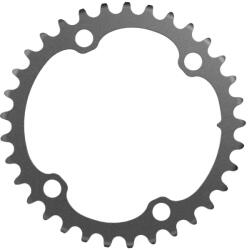 SRAM 4-karos 107 mm-es országúti lánctányér, 33 fog, belső, Rival 22, alu, fekete, 11 sebességes SRAM Bicikli alkatrészek Kerékpár alkatrészek Kerékpár lánctányérok