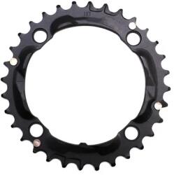 Stronglight MTB lánctányér, Ø104 mm, 4 karos, tripla, 32 fog, Ø104 mm, fekete, középső, alumínium, 8-9 sebességhez STRONGLIGHT Bicikli alkatrészek Kerékpár alkatrészek Kerékpár lánctányérok