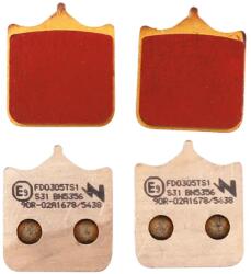 NEWFREN első fékbetét Aprilia 1000 RSV Tuono R Factory 2006-2012, Ducati 1000 Hypermotard 2006+, KTM 690 Duke 2008-2011 (FD0305TS, Touring Sintered) NEWFREN Futómű és fék alkatrészek Fékbetétek (tárcsafék)