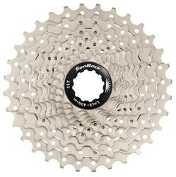 SUNRACE R91 9 sebességes kazetta 11-28 fog Shimano országútihoz, nikkel (11, 12, 13, 14, 16, 18, 21, 24, 28) (dobozban) SUNRACE Bicikli alkatrészek Kerékpár alkatrészek Kerékpár kazetták