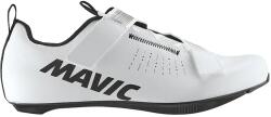 MAVIC Aksium országúti cipő, fehér, 38-as, tépőzáras, 3 pontos rögzítés, kompatibilis Look-Shimano (pár) MAVIC Bicikli alkatrészek Kerékpáros ruházat Kerékpáros cipők