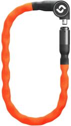SEREA Swift NFC okos kerékpár láncos lakat, 6 mm átmérő, 100 cm hossz, okostelefonos nyitás, narancs, biztonsági szint 9-15 SEREA Bicikli alkatrészek Kerékpáros kiegészítők Biciklizárak