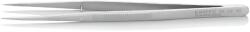 KNIPEX 92 22 35 Egyenes precíziós csipesz, univerzális, 155 mm, rozsdamentes acél, Németországban készült KNIPEX Műhely felszerelések, eszközök Fogók