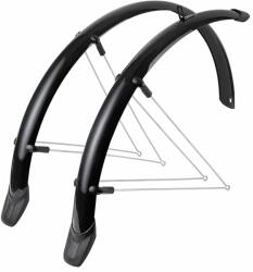EUROFENDER RAPIDO 26" sárvédőpár, 51 mm, fekete, RAPIDO rögzítéssel EUROFENDER Bicikli alkatrészek Kerékpáros kiegészítők Kerékpár sárvédők