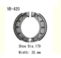 Wesrah VB-420 fékpofa Wesrah Futómű és fék alkatrészek Fékpofák (dobfék)
