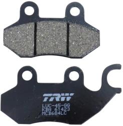 TRW első fékbetét SYM 125 Symphony 2009+, 125 Fiddle III 2014+2016, Peugeot 50-125-150 Tweet 2010+, 125-200 LXR 2010+ TRW Futómű és fék alkatrészek Fékbetétek (tárcsafék)