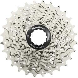 SUNRACE RS1 10 sebességes kazetta SHIMANO-hoz, 11-25, metál ezüst (dobozban) (11-12-13-14-15-17-19-21-23-25) SUNRACE Bicikli alkatrészek Kerékpár alkatrészek Kerékpár kazetták