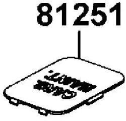 Kymco 81251-LCB9-C10 szívatófedél burkolat Kymco Vázak, idomok, kiegészítők Idomok, burkolat elemek