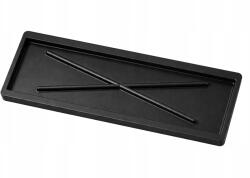 Metpol Tálca szárítógéphez 74 x 24, 7cm bútorhoz 80cm virágtartó alá fekete (2511)