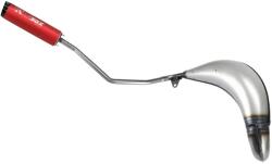 Tecnigas E-NOX EVO 2 kipufogó 50cc motorkerékpárhoz, RIEJU 50 MRT (jobb oldali felszerelés, piros hangtompítóval) Tecnigas Kipufogók és alkatrészeik Kipufogók Teljes kipufogó rendszerek