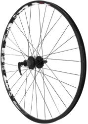 VELOX Karma Disc 29" MTB hátsó kerék, fekete, duplafalú, 6 csavaros agy, Shimano-SRAM 8/9/10/11 sebességes kazettához, belső perem 21 mm, külső 27 mm VELOX Bicikli alkatrészek Kerékpár alkatrészek Kerékpár 