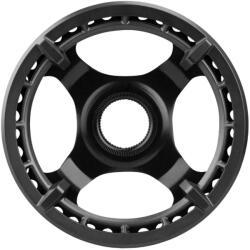 SHIMANO EBIKE lánctányér, közvetlen rögzítésű, E-STEPS E6100, eredeti, egyes, 38 fogas, láncvédővel, fekete SHIMANO Bicikli alkatrészek Kerékpár alkatrészek Kerékpár lánctányérok