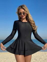 Shein CC11221 Shein Egyrészes Fodros Fürdőruha (2) XL