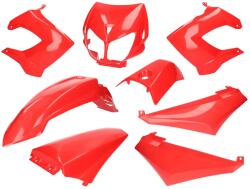 101 Octane Piros burkolat szett - Derbi Senda R, SM X-Treme, SM DRD 101 Octane Vázak, idomok, kiegészítők Idomok, burkolat elemek