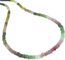  Fazettált színátmenetes turmalin nyaklánc
