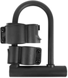 P2R SELECTION P2R U lakat 150 mm fekete, 2 kulccsal és tartóval kerékpárhoz, rollerhez SELECTION P2R (Vélo) Bicikli alkatrészek Kerékpáros kiegészítők Biciklizárak