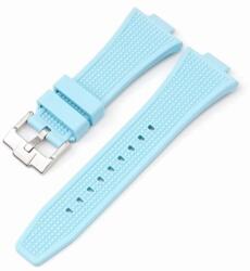  Curea silicon bleu pentru Tissot PRX de 40mm diametru