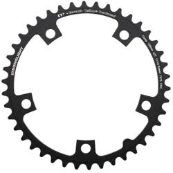 Stronglight CT2 lánctányér országúti kerékpárhoz, 5 karos, 42T ×130, belső, fekete, 10-11 sebességes (SHIMANO típus) STRONGLIGHT Bicikli alkatrészek Kerékpár alkatrészek Kerékpár lánctányérok