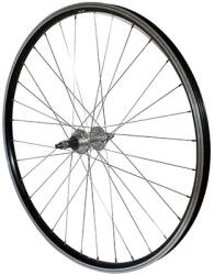 SELECTION P2R (Vélo) SELECTION P2R 700x35 hátsó trekking kerék - fekete, duplafalú alumínium, alumínium agy, tömör tengely, 6/7 sebességes menetes szabadonfutóhoz SELECTION P2R (Vélo) Bicikli alkatrészek Kerékpár alkatrés
