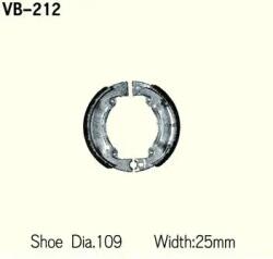 Wesrah Vesrah VB-212 fékpofa Wesrah Futómű és fék alkatrészek Fékpofák (dobfék)
