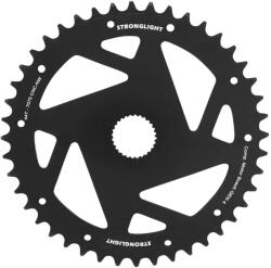 Stronglight 44 fogas lánctányér e-bike-hoz, közvetlen rögzítés, fekete alumínium 7075 (BOSCH 4. generációhoz), Narrow Wide technológia STRONGLIGHT Bicikli alkatrészek Kerékpár alkatrészek Kerékpár lánctányérok