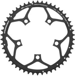 Stronglight CT2 50T 5 karos országúti lánckerék, 110 mm, külső, fekete, 10-11 sebességes (Shimano kompatibilis) STRONGLIGHT Bicikli alkatrészek Kerékpár alkatrészek Kerékpár lánctányérok