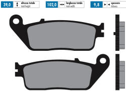 Polini Fékbetétek Polini Eredeti Kymco Xciting Polini Futómű és fék alkatrészek Fékbetétek (tárcsafék)