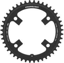 Stronglight CT2 lánctányér gravel kerékpárhoz, 4 karos, Ø123, Campagnolo Ekar, single 44 fog, fekete, 13 sebességes STRONGLIGHT Bicikli alkatrészek Kerékpár alkatrészek Kerékpár lánctányérok