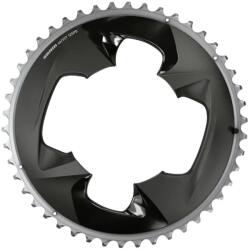SRAM FORCE AXS ALU 46 fogas lánctányér, 4 furatos, D107, szürke-fekete, 12 sebességes SRAM Bicikli alkatrészek Kerékpár alkatrészek Kerékpár lánctányérok