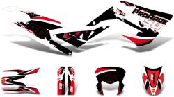 Motomotors Dekor / matricakészlet fekete-fehér-piros matt Derbi Senda 50 2018-hoz Motomotors Vázak, idomok, kiegészítők Idomok, burkolat elemek
