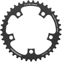 Stronglight CT2 Ultegra 6750 lánctányér országúti kerékpárhoz, 5 karos, 39T, Ø110, belső, fekete, 10 sebességes STRONGLIGHT Bicikli alkatrészek Kerékpár alkatrészek Kerékpár lánctányérok