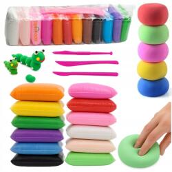 Skleplolki Habszivacs Plasztikus Massza Modell Polimer Gyurma 12DB Kés (MODELINA PLASTYCZNA PIANKA)