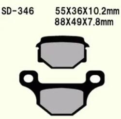 Wesrah VD-346 fékbetét Wesrah Futómű és fék alkatrészek Fékbetétek (tárcsafék)