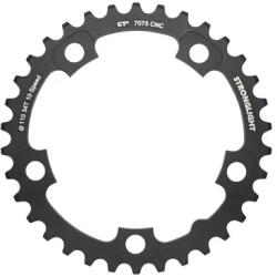 Stronglight lánctányér országúti kerékpárhoz, 5 karos, 34T, 110 mm, belső, ULTEGRA 6750, fekete, CT2, 10 sebességes STRONGLIGHT Bicikli alkatrészek Kerékpár alkatrészek Kerékpár lánctányérok
