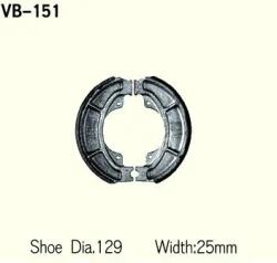Wesrah VB-151 fékpofa Wesrah Futómű és fék alkatrészek Fékpofák (dobfék)