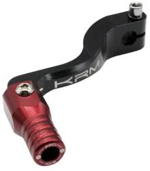 Krm Pro Ride váltókar Minarelli 50 AM6, Beta 50 RR, Rieju 50 MRT, Sherco 50 SM-R, SE-R alumínium CNC fekete-piros (összecsukható) KRM PRO RIDE Erőátviteli alkatrészek Váltók és alkatrészeik Váltókarok