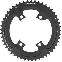 Stronglight CT2 49T lánctányér országúti kerékpárhoz, 110 mm, 4 kar, Shimano Ultegra R8000-8050 típushoz, fekete, 11 sebességes (34T lánctányérhoz) STRONGLIGHT Bicikli alkatrészek Kerékpár alkatrészek Kerékpár lá